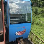 北杜市の鯉のぼりケーブルカー